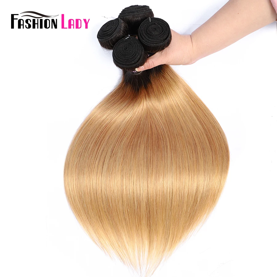 Ombre Menschliches Haar Bundles Gerade Knochen T1b 27 Menschliches Haar Bundles Pre farbige Brasilianische Bundles Für Frauen Blonde Bundles Nicht-remy