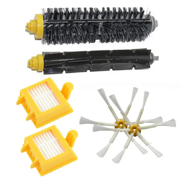 고품질 강모 브러시 유연한 비터 사이드 브러시 Hepa 필터 키트, 아이로봇 룸바 700 시리즈 770 780 790