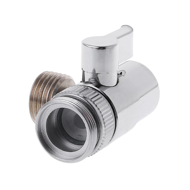 Brass Sink Valve Diverter, Faucet Splitter, Hose Adapter, Bathroom and Kitchen, M22 X M24