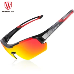 WHEEL UP 3 Lens UV400 Cycling Eyewear Men Women Waterproof Coating Aerodynamic Bicycle Polarized Sunglasses MTB Cycling Glasses