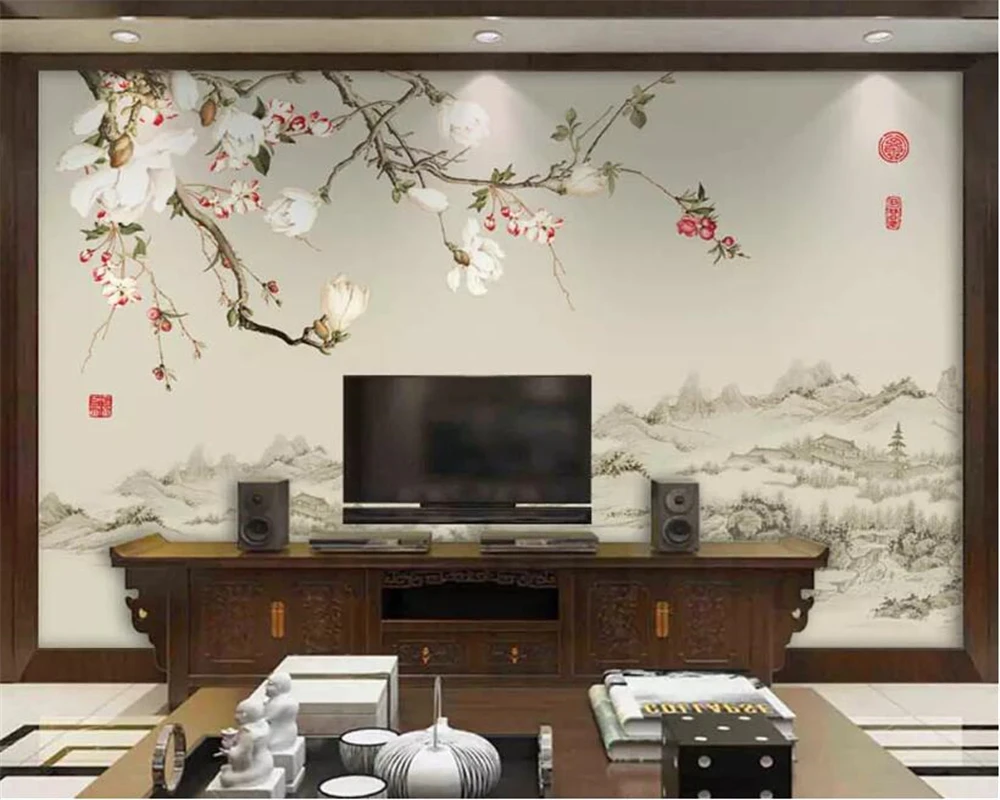 3D photo wallpaper orchid mural bedroom living room sofa TV background wall flower 3d wallpaper behang papel de parede