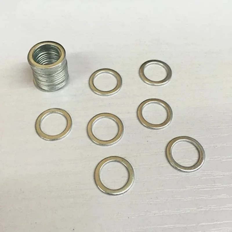 10pcs M10 Ultra-thin galvanized flat washer  gasket flats pad thickness 0.5mm-1.5mm 14mm-20mm Outer diameter