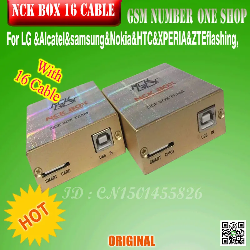 Gsmjustoncct 2024 the newest Version Nck Box  With 16 cables free shipping