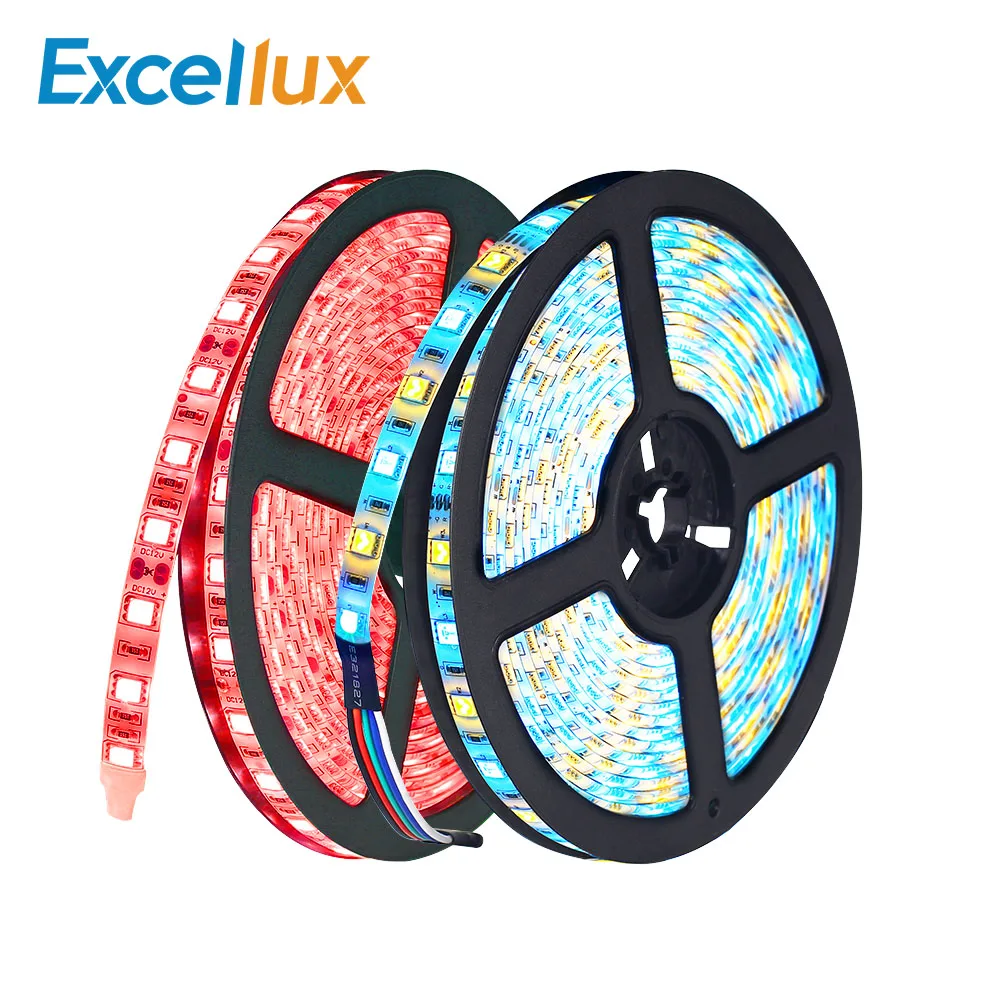 12V RGB,RGBW,RGBWW LED Strip 5050 Flexible Strip Lights 60LEDs/m White,Warm white,Red,Green,Blue,Led Diode Tape IP65 Waterproof