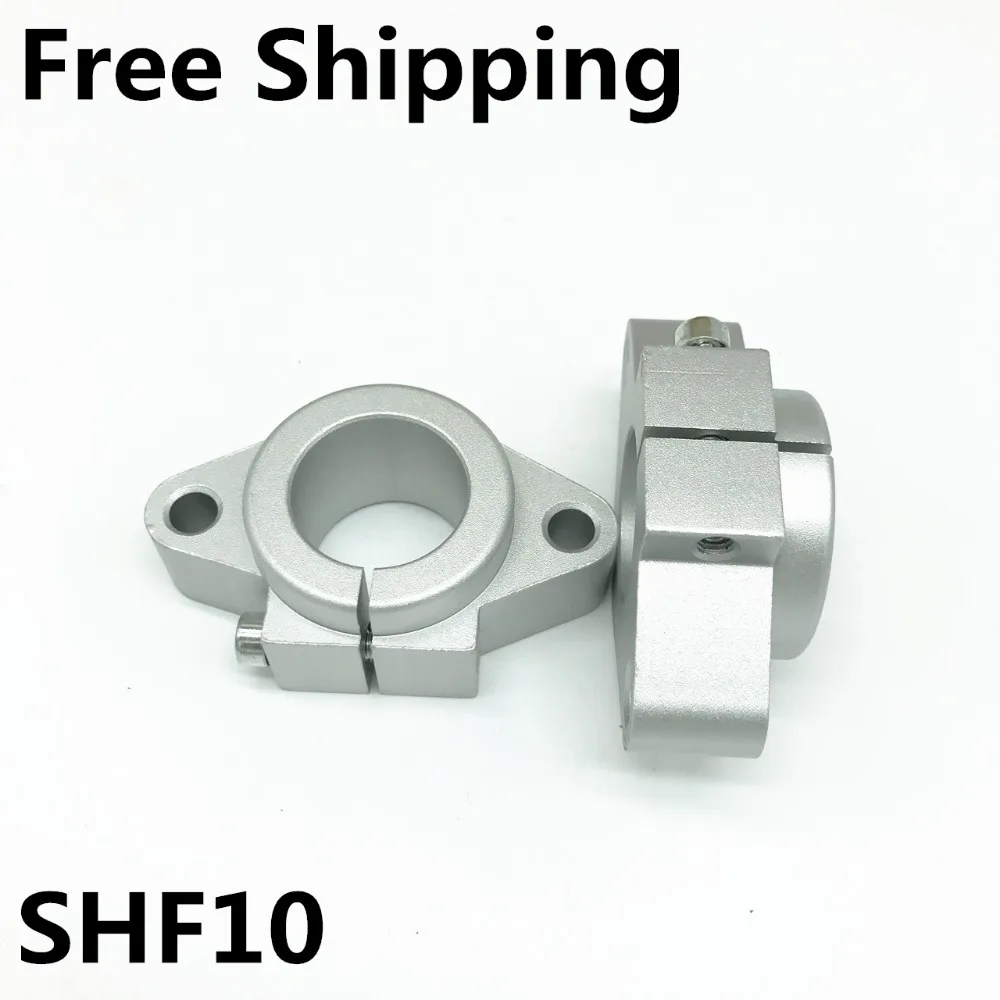 2pcs SHF10 10mm linear bearing rail shaft support XYZ Table CNC Router Free shipping