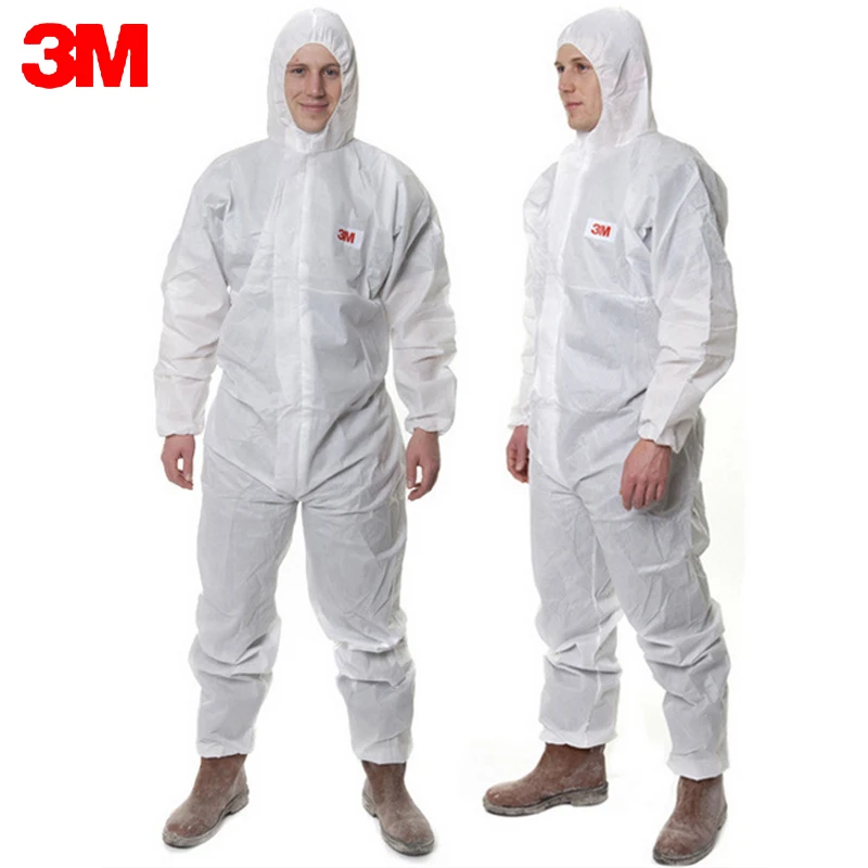 3M 4515White Non-Woven fabric Coverall Clothes Anti static and Anti chemical liquid splash and effective protection of particles