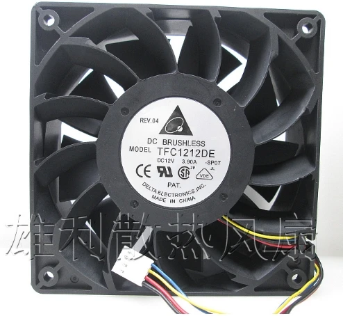 

12CM/ cm 12038 3.9A 12V violence / wind volume chassis fan TFC1212DE