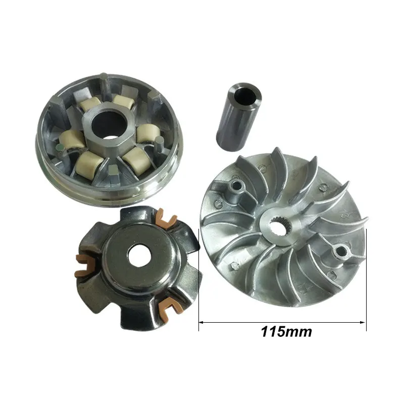 

Motorcycle Enhanced Drive Face Clutch Pulley Variator Assembly For GY6-125 GY6-150 152QMI 157QMJ Scooter Moped Dirt Bike TaoTao