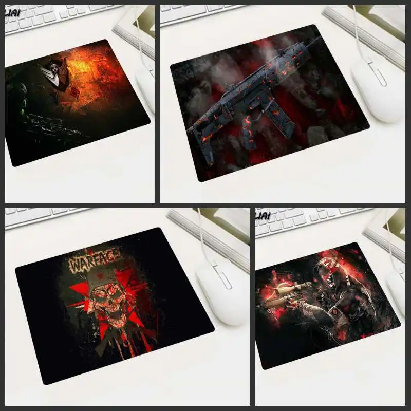 XGZ DIY Warface Game Mouse Pad 22X18/25X20/29X25CM Gamer Gaming MousePads Rubber Rectangle  Laptop Office Pc Players Mousemat