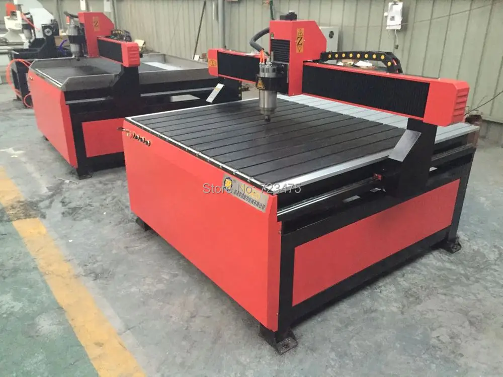 High speed 1224 4 axis advertising cnc router/ CNC router 1224 with3 kw spindle for Linear Guide Rail/MDF panel cutting machine