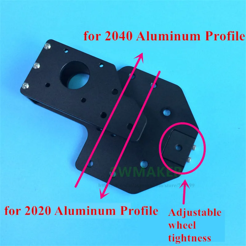 Upgrade Aluminum Y-axis X-axis Motor bracket holder for 2040 Aluminum Profile Tronxy 3D printer V-slot parts