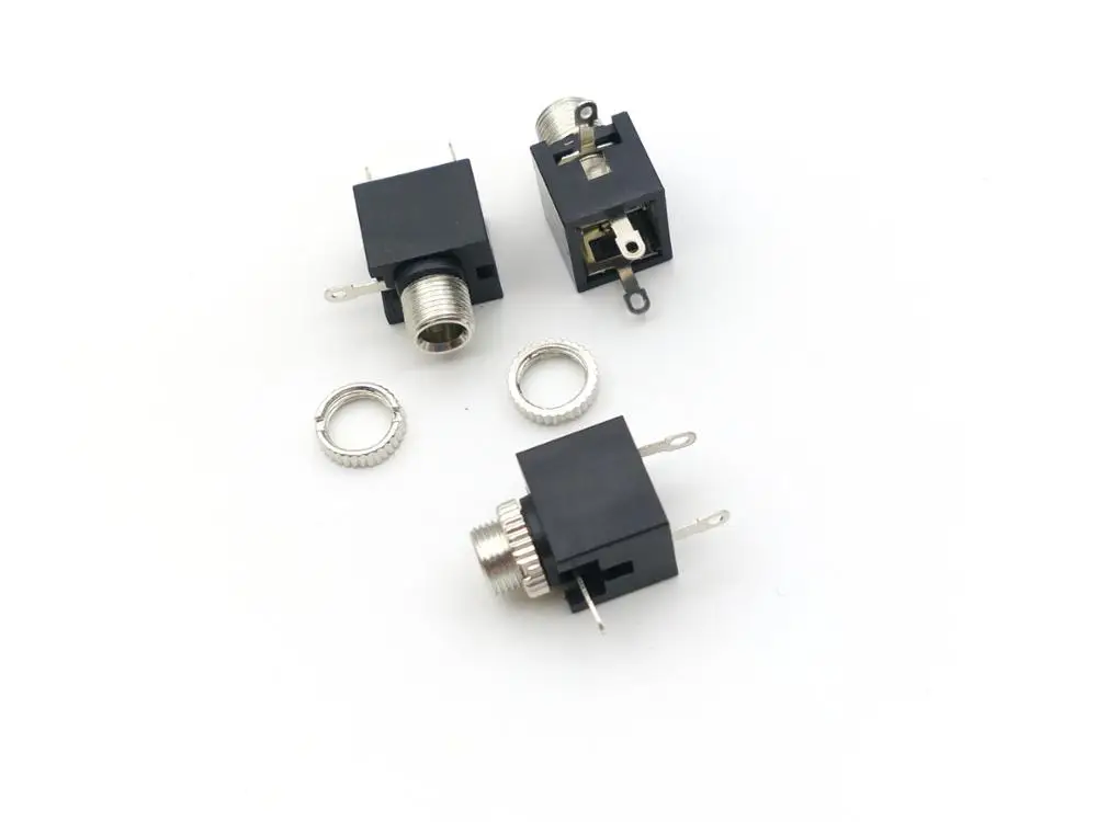 1000 Pcs 3.5 Mm Female Audio Mono Switched Socket Panel Jack