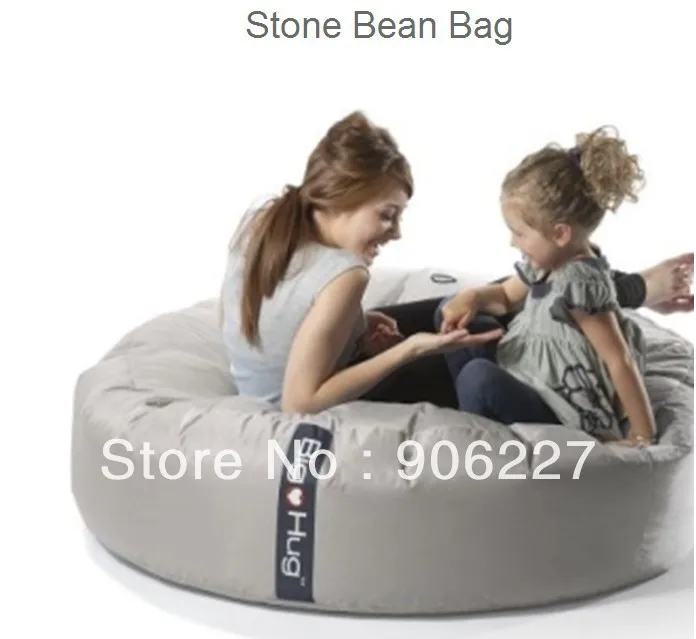 

The original!! ISLAND style Stone 2 people round bean bag seat, outdoor and indoor waterproof beanbag lazy chair - free shipping