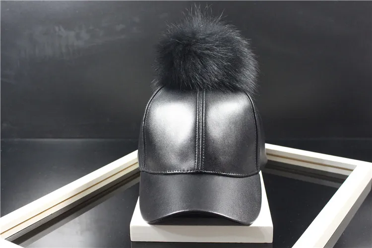 Doitbest الكورية الخريف الشتاء الراكون الفراء النساء الهيب هوب قبعة بيسبول نوبل شعري الجلود snapback قبعات للرجال الفتيات