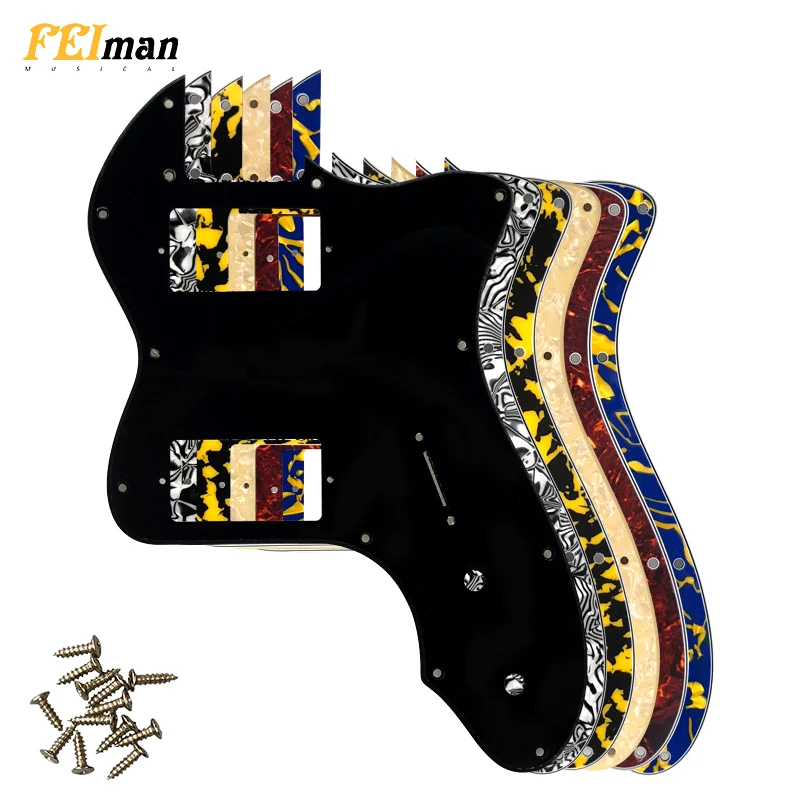 Fei Man - Pickguard For Fender Classic Series \'72, Tele Thinline Guitar With PAF Humbucker Replacement