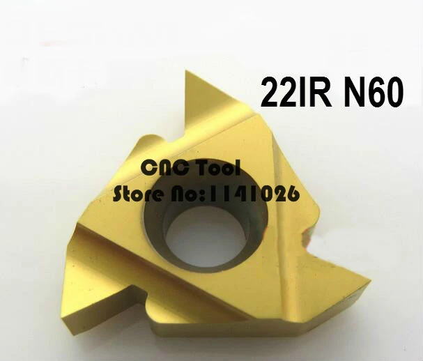 

Free Shipping 22IR N60 Carbide Threading Inserts 60 Deg Internal Threading Tips,Indexable Inserts for Threaded Lathe Holder SNR