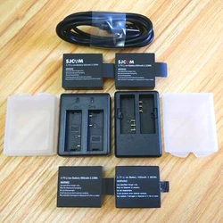 SJCAM Original Battery Charger 1050/1350mAh Battery For SJ4000 Air/ Wifi Sj5000 EKEN H9R H9 H5s H6S Camera Accessories