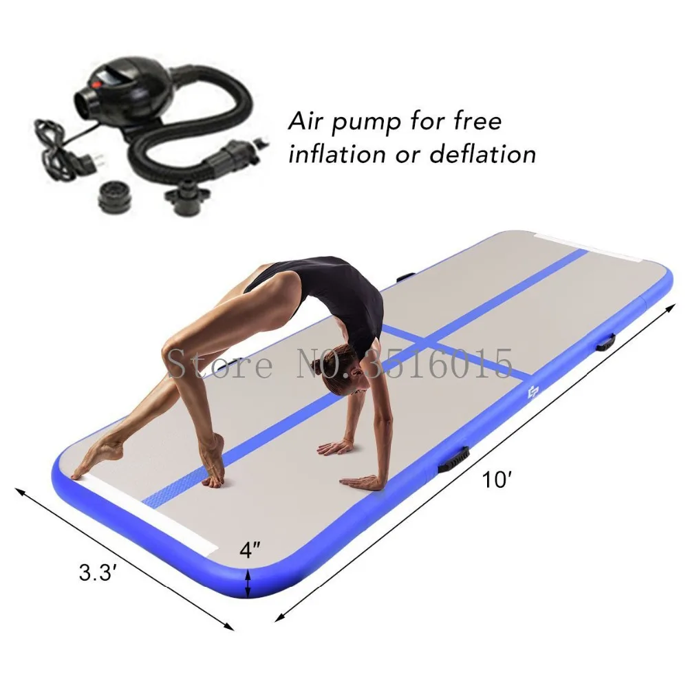 Air Track Tumbling Mat (10' x 3.3' x 4