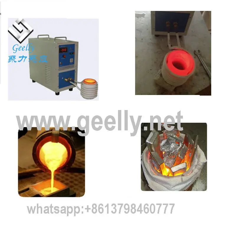 

Small Induction heating melting machine for melting Gold silver copper brass etc