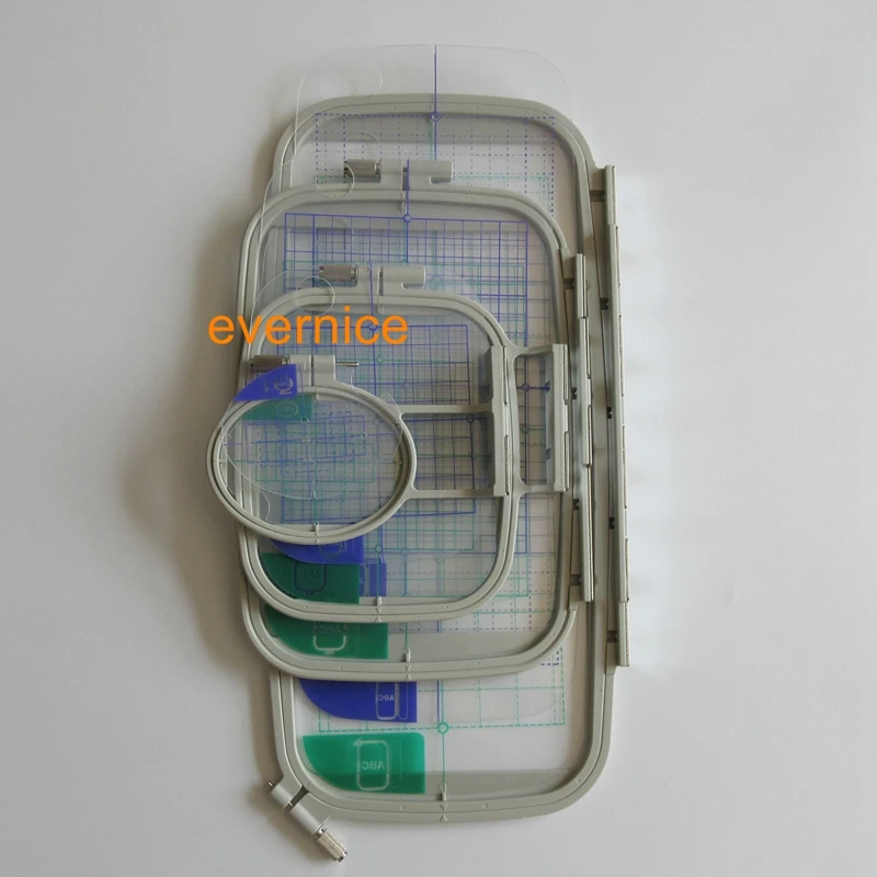 

4 PCS Embroidery Hoop Set Replaces SA442 SA443 SA444 SA445 for Brother Baby Lock