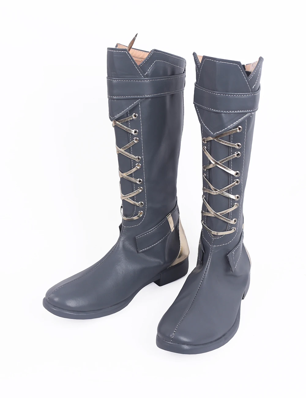 Ow Ashe Elizabeth Schoenen Cosplay Ow Elizabeth Caledonia Calamity Grey Cosplay Laarzen Ow Schoenen Custom Made Elke Grootte