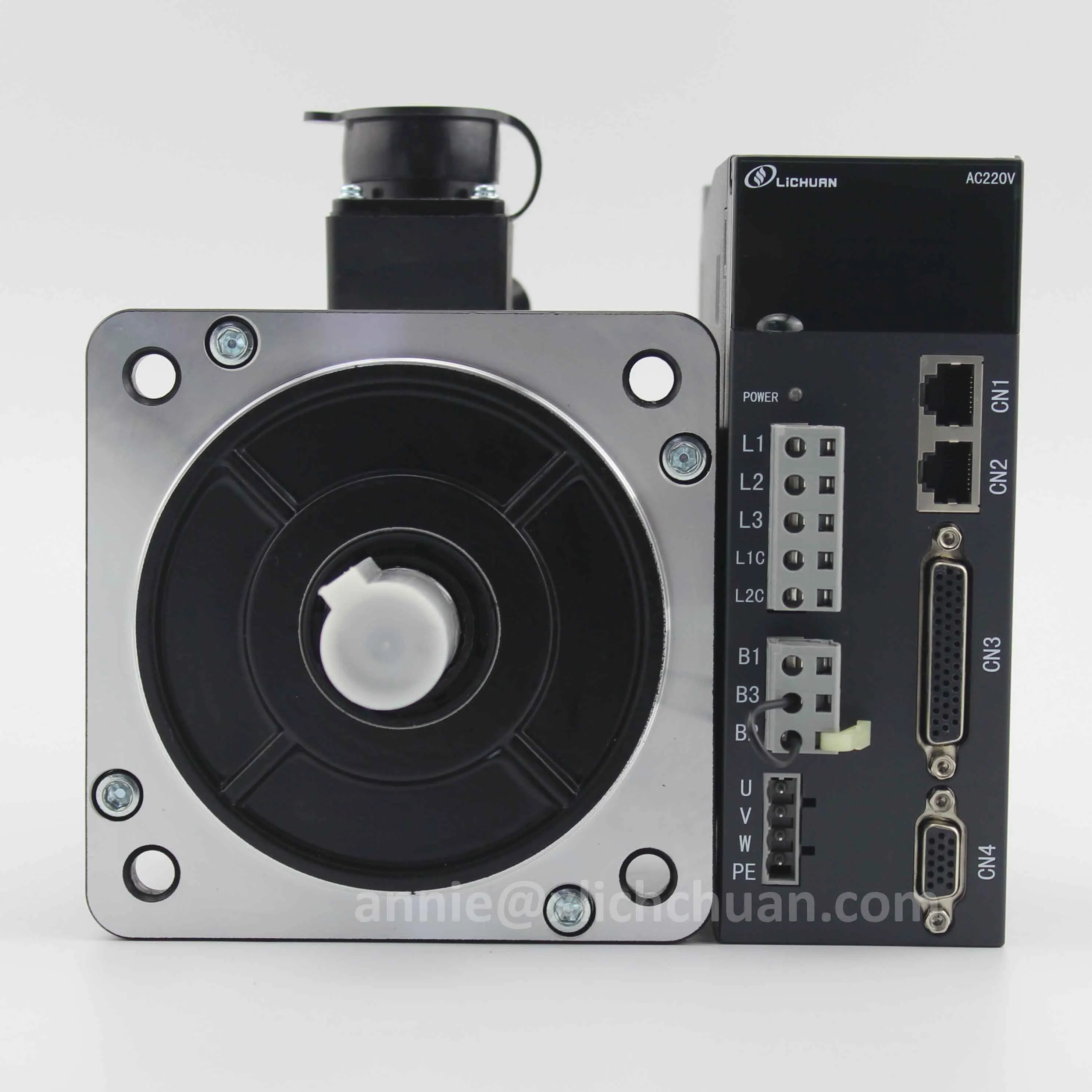 Imagem -02 - Servomotor 2kw 130st-m07725 com Condutor Servo 2kw 77nm 2500ppr ac Motor Síncrono Ac220v Motor 2kw para Torno Cnc