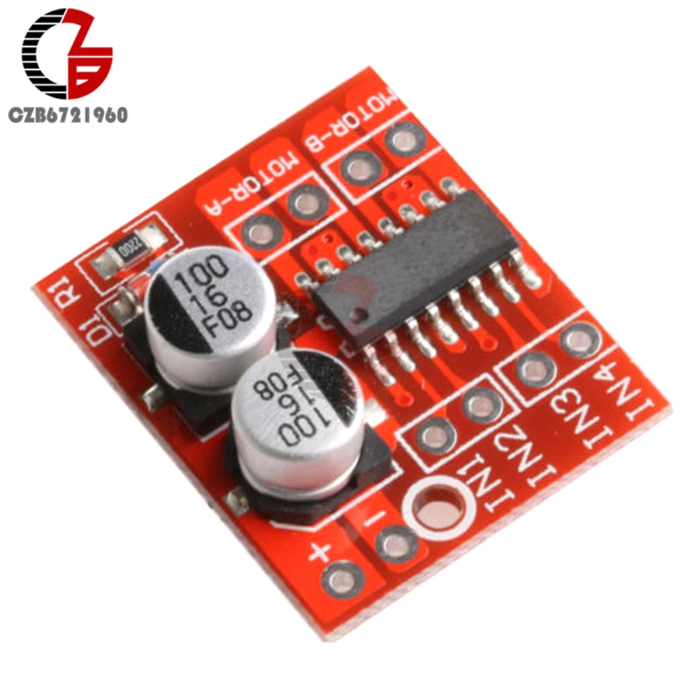 1.5A 2-way DC Motor Driver Module PWM Speed Dual H-Bridge Stepper L298N