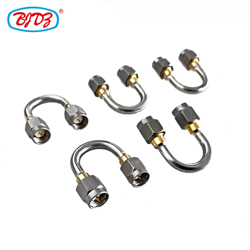 Free Shipping 1PC SMA Male to SMA Male Stainless Steel Cable assembly