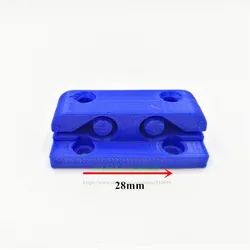 1pcs Anet A6 A8 3D printer Plastic printed parts Y axis belt holder PLA timing belt tension set with screws