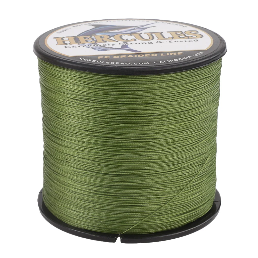 Hercules Fishing Line 8 Strand Braided Multifilament 10-300LB Super Pe 100-2000M Pesca Carp Fishing Cord Russia Lake Accessories