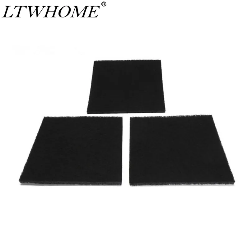 LTWHOME Square Carbon Filter Pads Fit for Danner 12202 Pondmaster PM 1000 and PM 2000