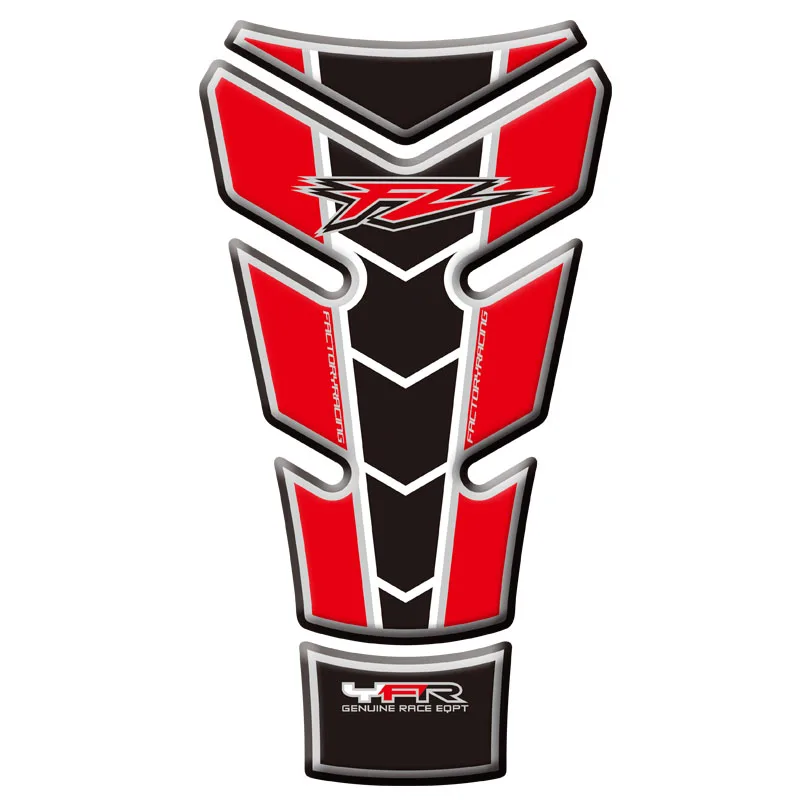 3D Motorcycle Tank Pad Protector Sticker Tank Decal Fishbone Protective Decals For Yamaha FZ6 Fazer 600 2004 - 2009 05 06 07 08