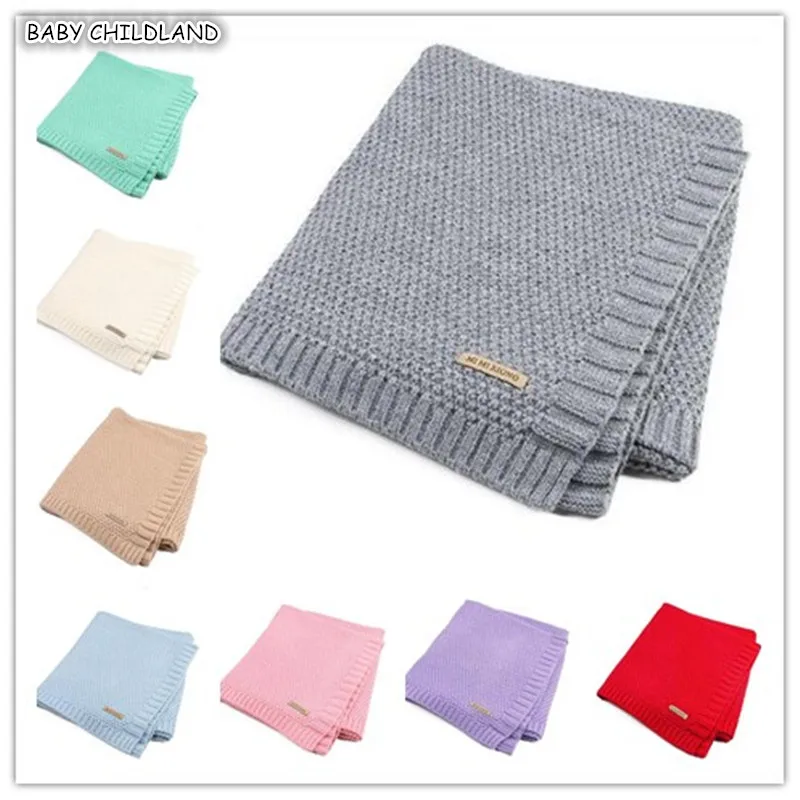 Baby Blanket Knitted Newborn Swaddle Wrap Blankets Super Soft Toddler Infant Bedding Quilt For Bed Sofa Basket Stroller Blankets