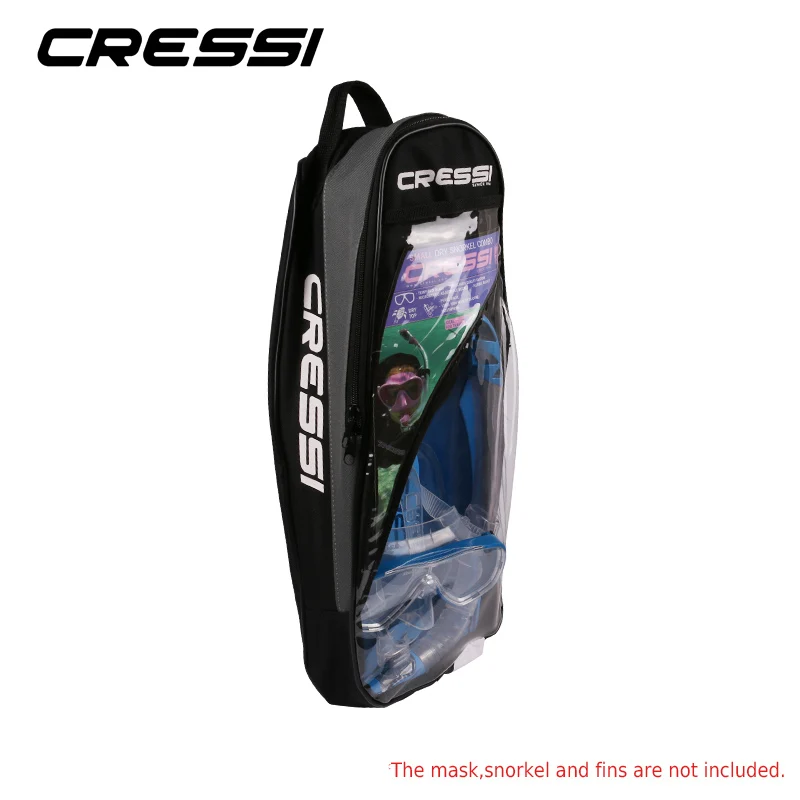 Cressi Fin Bags Flipper Snorkeling Diving Equipment Package Easy Carry Perfect for Mask Snorkel Set