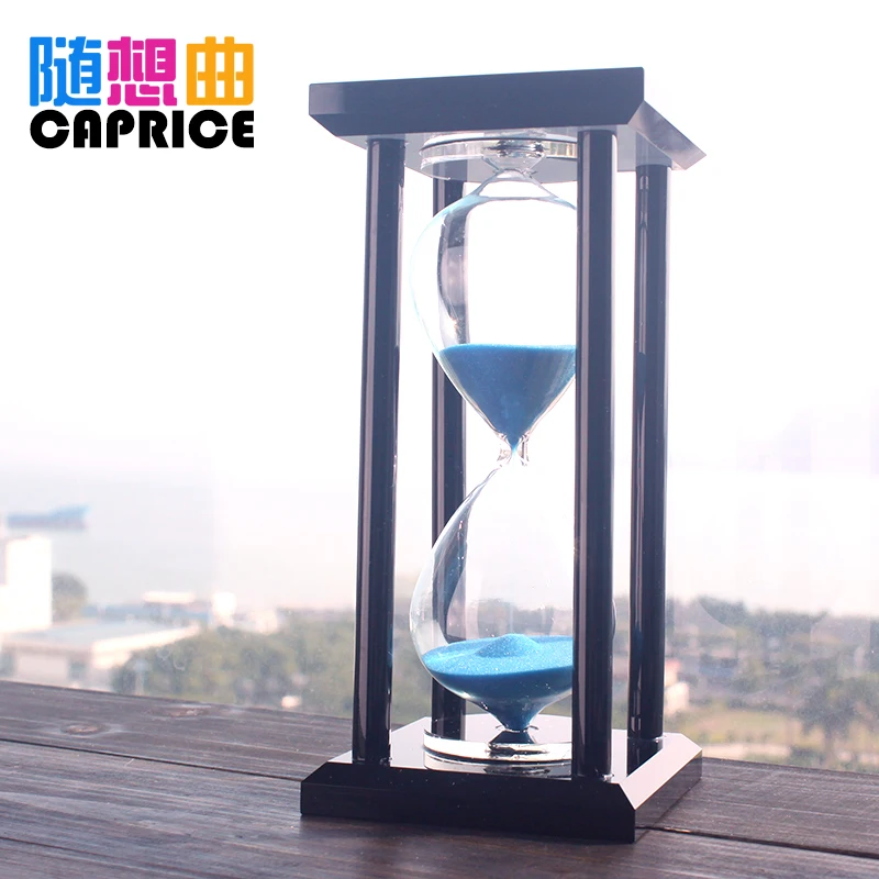 Creative time crystal ornaments hourglass timer 15/30 minutes birthday gift female office decor