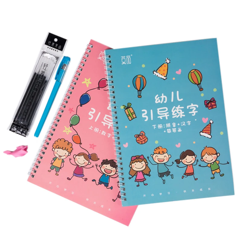 2 Quyển Sách Chữ Số Ả Rập Copybook Thiết Kế Rãnh Trẻ Em Thường Xuyên Kịch Bản Tập Văn Phòng Phẩm Dành Cho Học Sinh Tiểu Học Người Mới Bắt Đầu