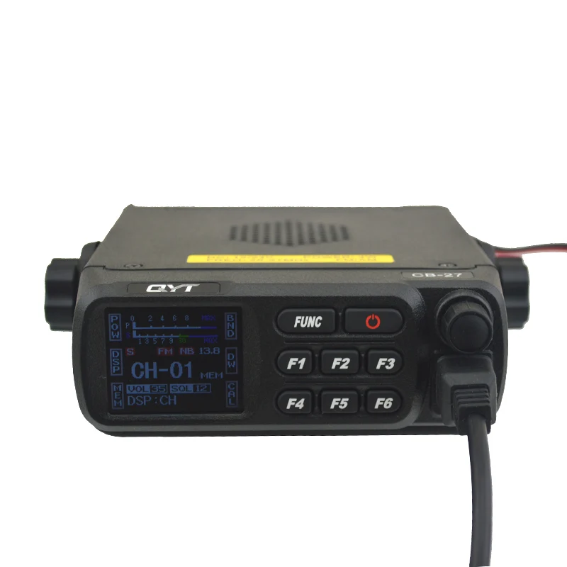 QYT CB-27 CITIZEN BAND ALL European MULTI-NORMS CB Mobile radio Mobile CB Transceiver AM/FM 12/24 4Watts 26.965-27.405MHz