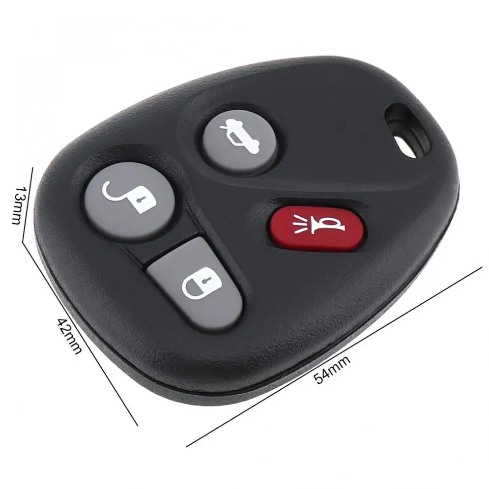 315MHZ 4 Buttons Portable Keyless Car Entry Remote Key Fob ABO1502T for Chevrolet Impala Monte Carlo 2001 2002 2003 2004 2005