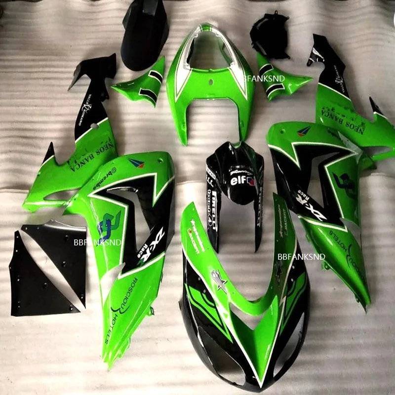 First-class green black ABS Motorcycle cowl for ZX-10R 2006-2007 ZX 10R 06-07 plastic kit Motorcycle parts Fairing