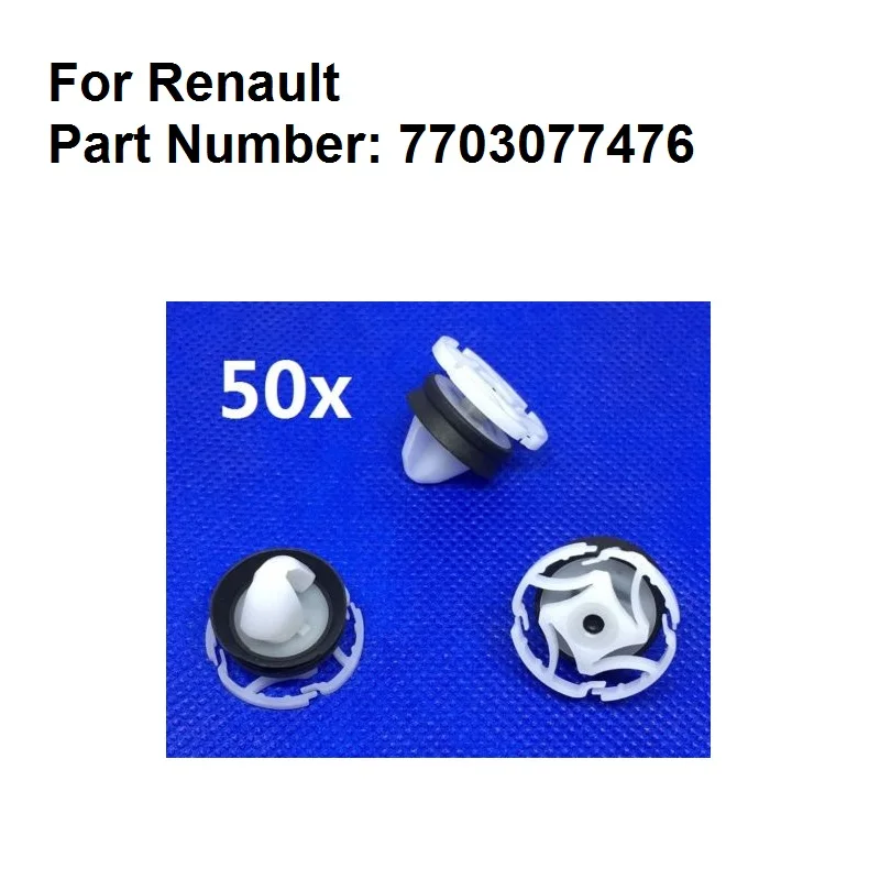 50x для Renault внутренняя отделка приборной панели и Дверных зажимов для карт-для Megane III и Laguna III