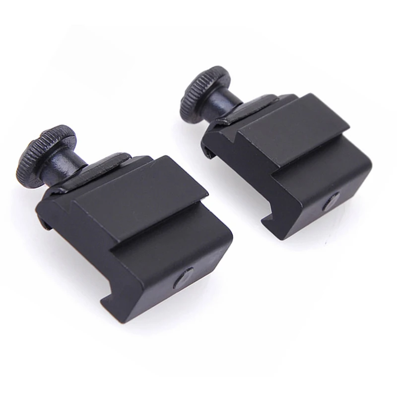 1 زوج نطاق السكك الحديدية محول تركيب-20 مللي متر ويفر Picatinny إلى 11 مللي متر تتوافق الصيد الملحقات #1