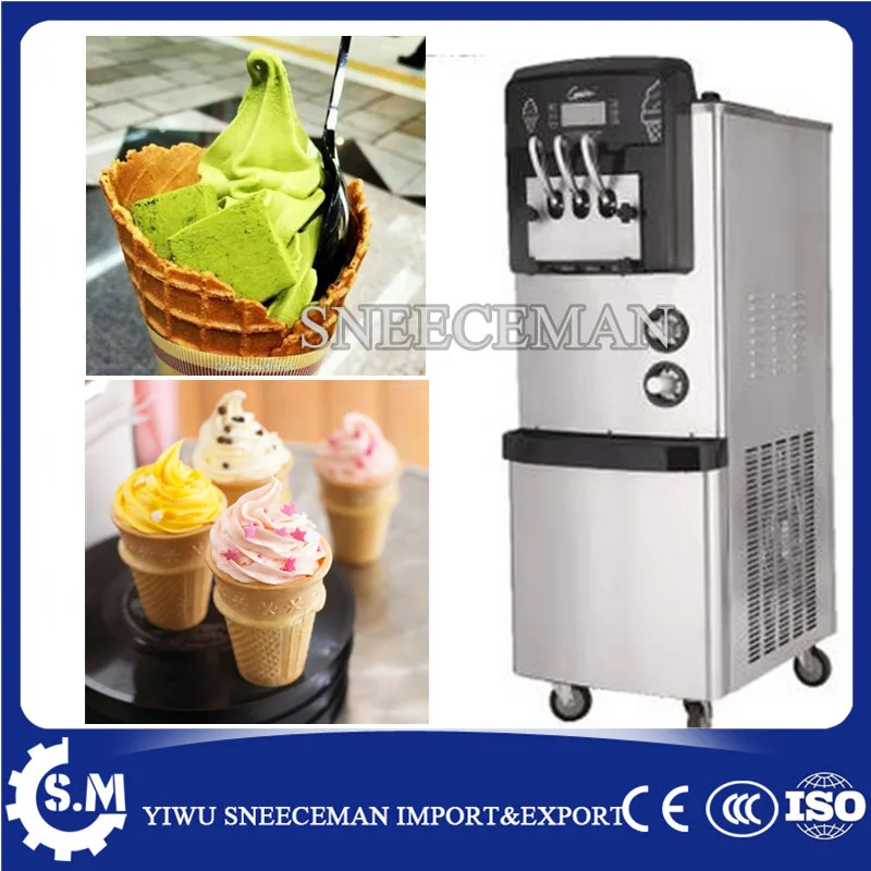 24-28L/H 3 flavors ice cream machine yogurt maker