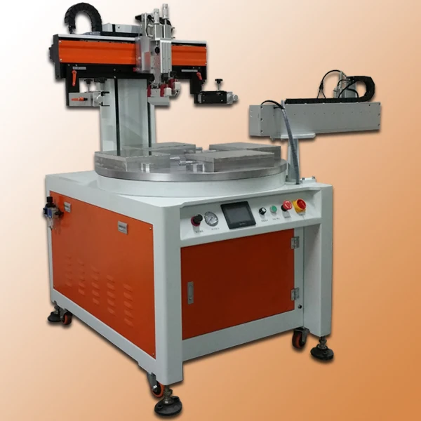 Auto Rotary Panel Screen Printers With Unload Robot