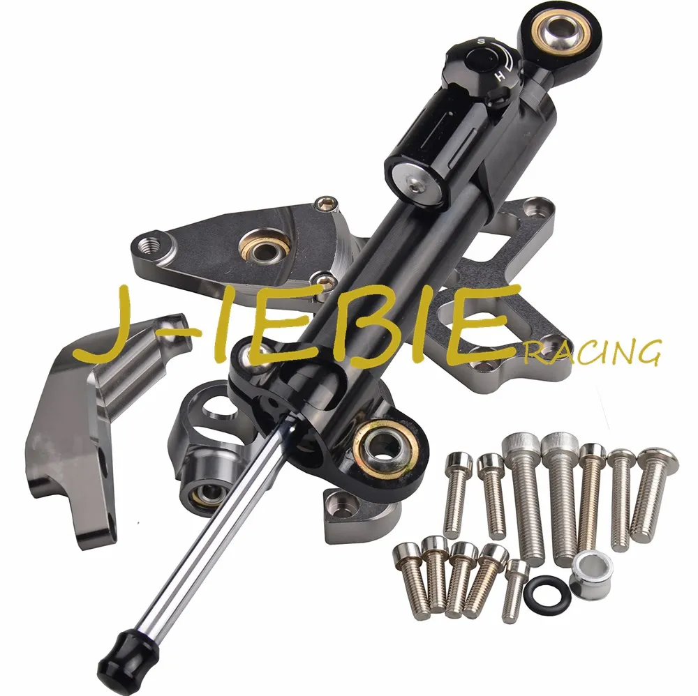 

CNC Steering Damper Stabilizer and Titanium Bracket Mounting For Honda CBR1000RR CBR1000 RR 2008-2014 2009 2010 2011 2012 2013