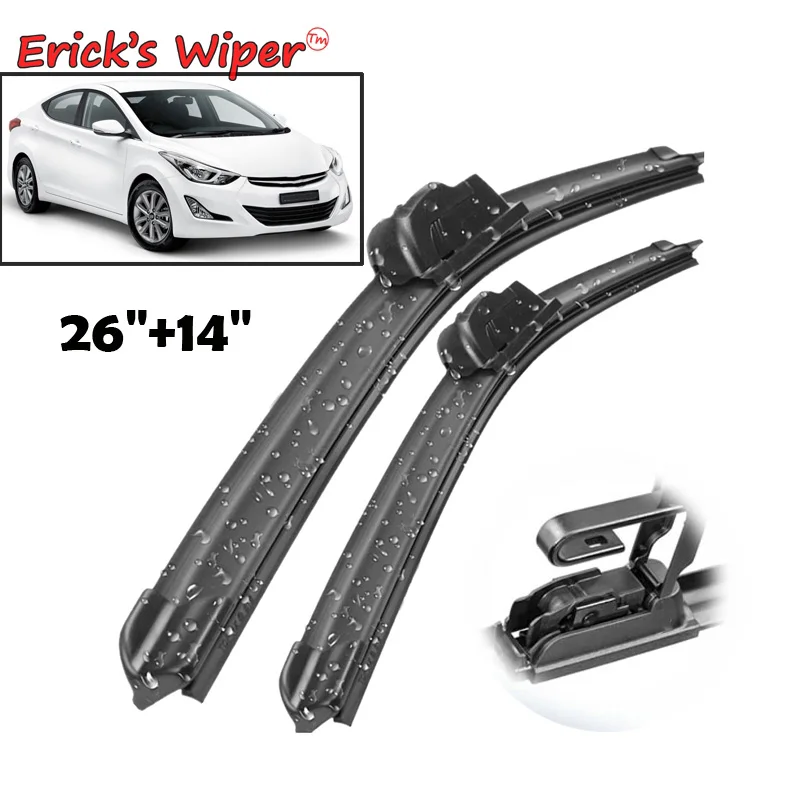 Erick\'s Wiper LHD Front Wiper Blades For Hyundai i30 GD 2013 - 2017 Windshield Windscreen Clean Window Car Rain Brushes 26\