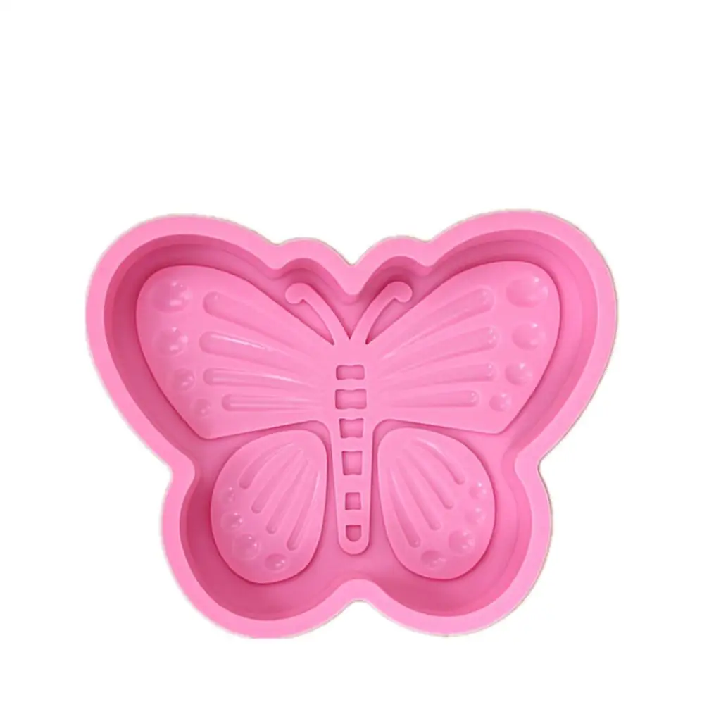 DIY Silicone Butterfly Cake Moulds Big Round Cake Mold Silicone Mould FDA Easy Demoulding D609