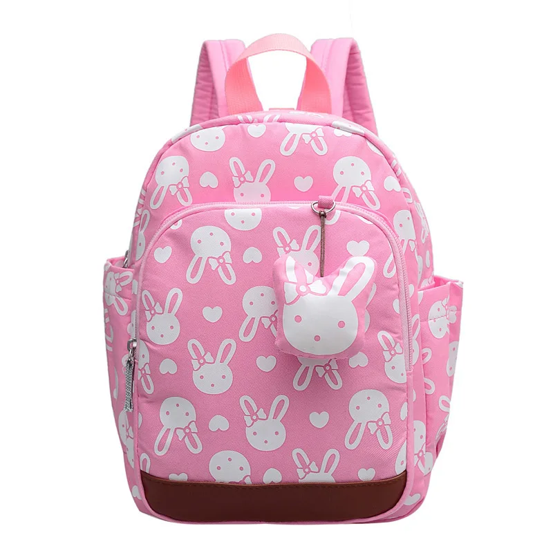 Mochilas para crianças com desenhos animados, mochilas escolares antiperda para crianças 1 ~ 6 anos de idade