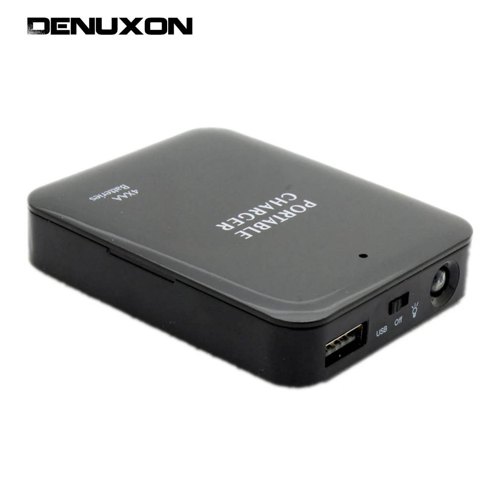 4 Slots AA Batteries External USB Rechargeable AA Lithium Battery Charger Emergency Power Charge Box Mobile Phone Charging Base