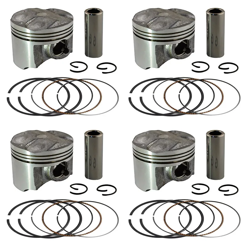 Motorcycle Cylinder Bore Size 48 48.25 48.50mm Piston Rings Kit For YAMAHA FZR250RR 3LN ZEAL250 FZR 250RR ZEAL 250