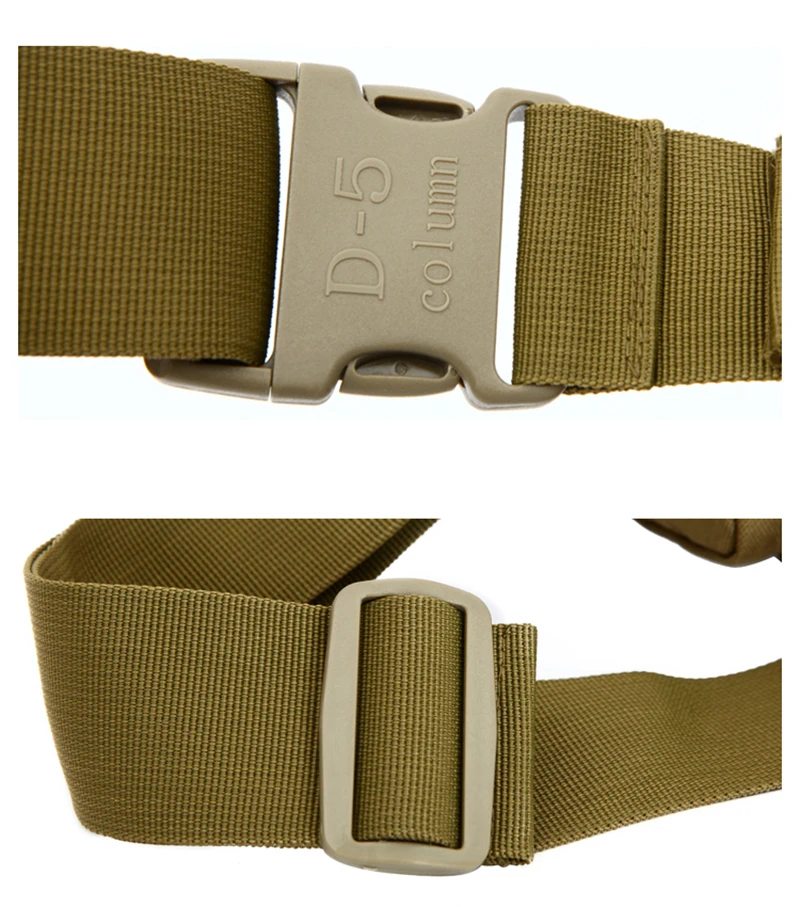 Männer Taille Tasche 1000D Nylon Wasserdichte Fanny-Pack Gürtel Hüfte Bum Sling Brust Taschen Daypack Military Reise Assault Molle Tasche – Detail 27